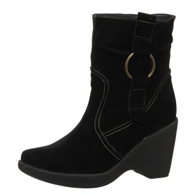 Enigma Wedge Ankle Boots