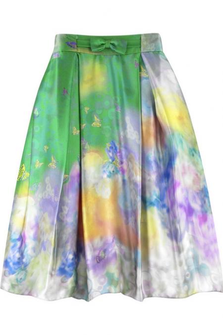 Erdem Laverna Silk Skirt