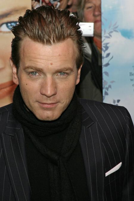 Ewan McGregor gives the camera a sexy look at the Empire Awards