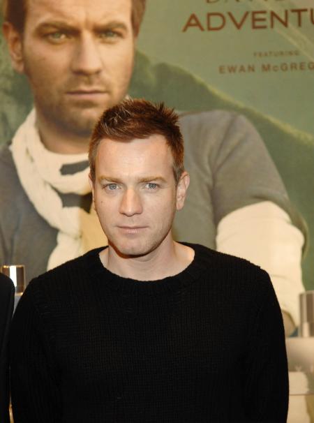 Ewan McGregor at the release for his new fragrance