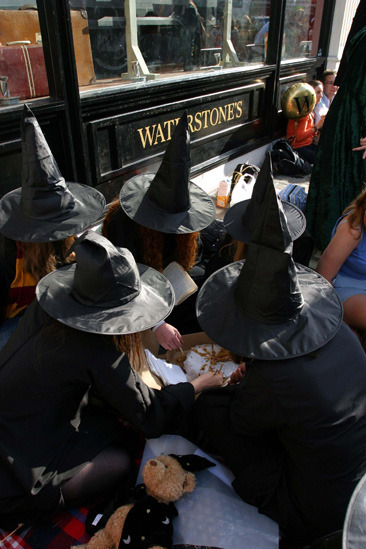 Book release for Harry Potter and the Half-Blood Prince at Oxford Street's Waterstone's in London