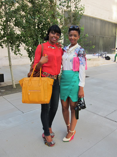 Street fashionistas
