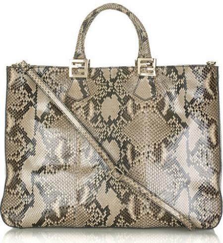 Fendi Large Python Tote
