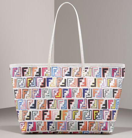 Fendi Zucca Print Canvas Tote