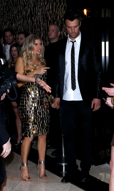 Fergie and Josh Duhamel celebrate NYE in Las Vegas