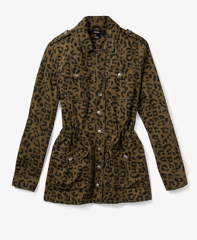Leopard print jacket