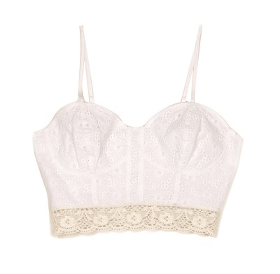 Lace crop top