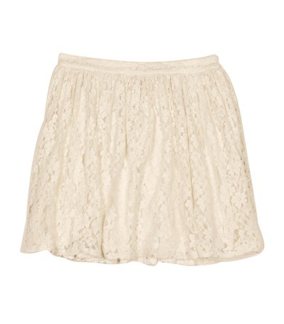 Lace short skirt