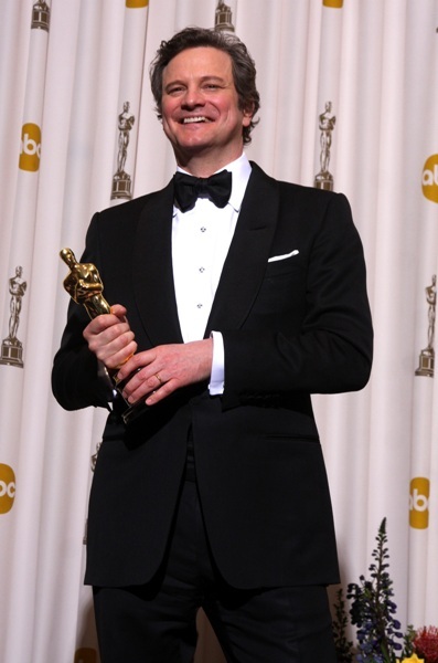 Colin Firth lights up the room