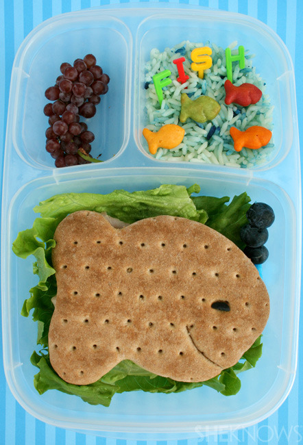 Just Keep Swimming bento box lunch