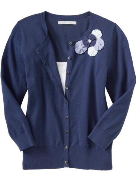 Flower Applique Cardigan