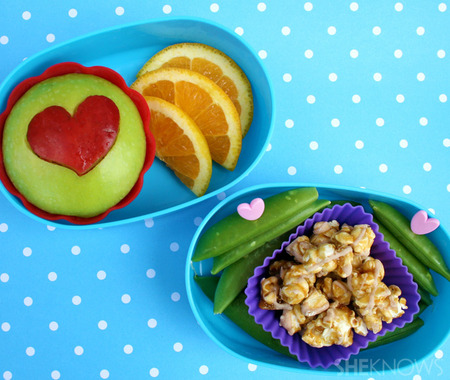 I Love Fruit and Vegetables bento box lunch