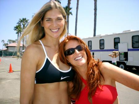 Gabrielle Reece and Angie Everhart