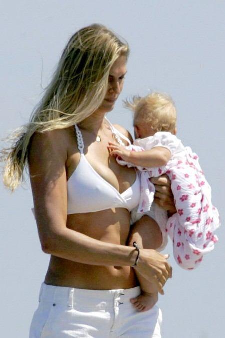 Gabrielle Reece and Baby