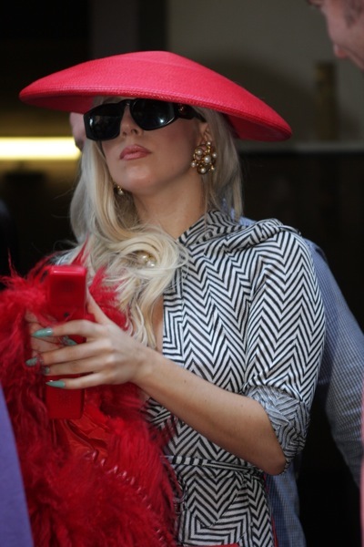 Lady Gaga in a hat