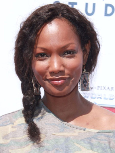 In Los Angeles Garcelle Beauvais wore this playful braided hairstyle to 