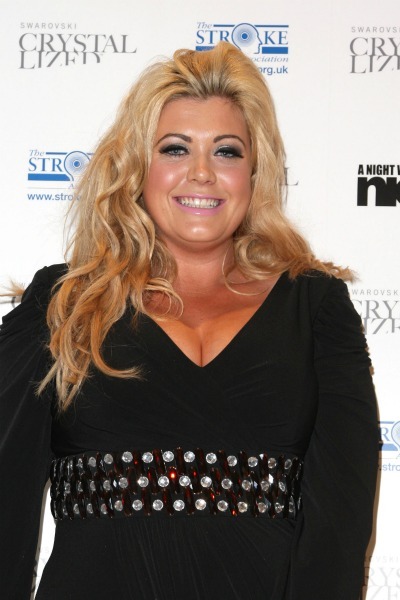 Gemma Collins' backward curls 