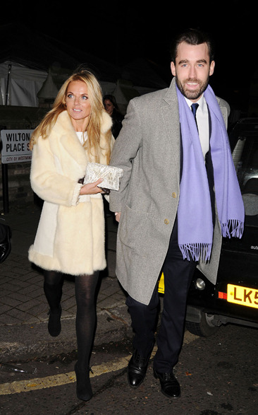 Geri Halliwell attends a carol service in London