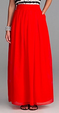 Bold Banded-Waist Maxi