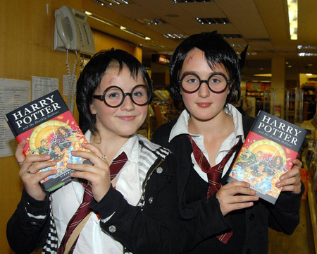 Harry Potter and the Deathly Hallows book release at Eastons Book Store in Dublin, Ireland
