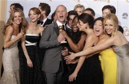 The cast of Glee