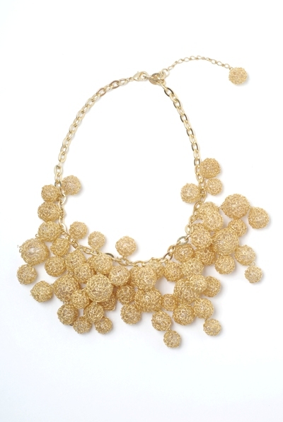 Gold Ball Necklace