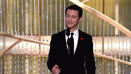 Joseph Gordon-Levitt at the Golden Globes