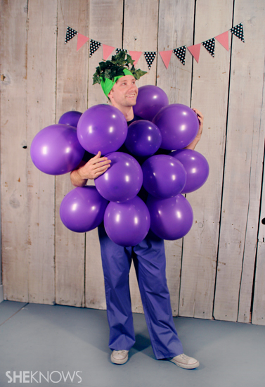 Halloween costume ideas: Fruit of the Loom grapes