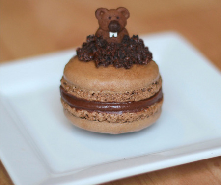 Ground hog macarons