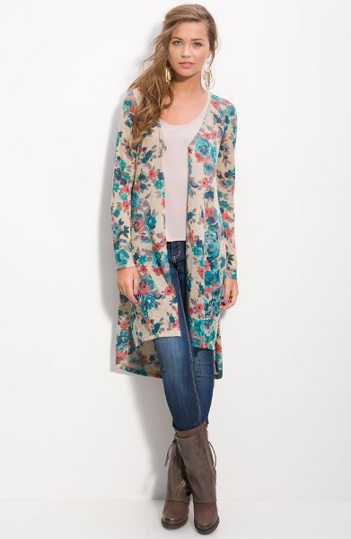 Floral Midi Cardigan