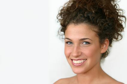 Upswept curls