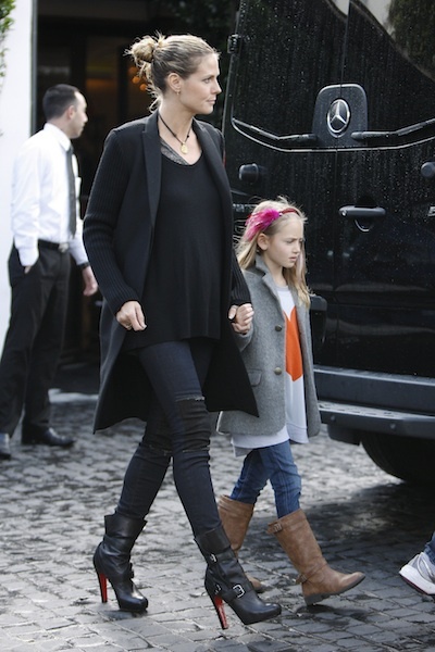 Matching mom and daughter