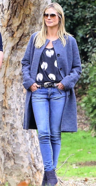 Blue and grey casual