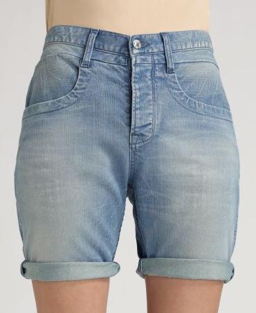 Helmut Lang Faded Boyfriend Shorts