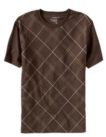 Bias-Plaid Tee