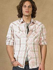 Ombre Plaid Shirt