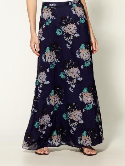 Print Maxi Skirt