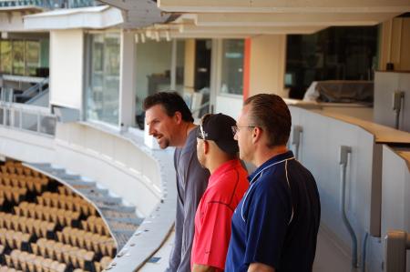 Househusbands of Hollywood Cast Member at Ballpark