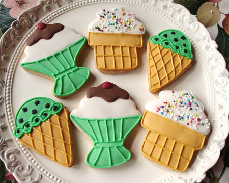 Ice cream cookies