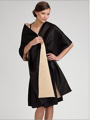 Ilana Wolf satin wrap