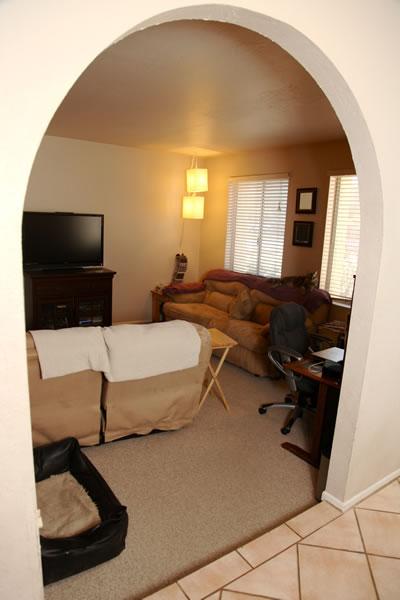 Stacy's room before