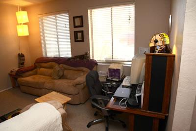 Stacy's room before