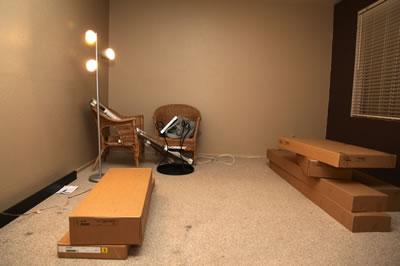 Stacy's room before