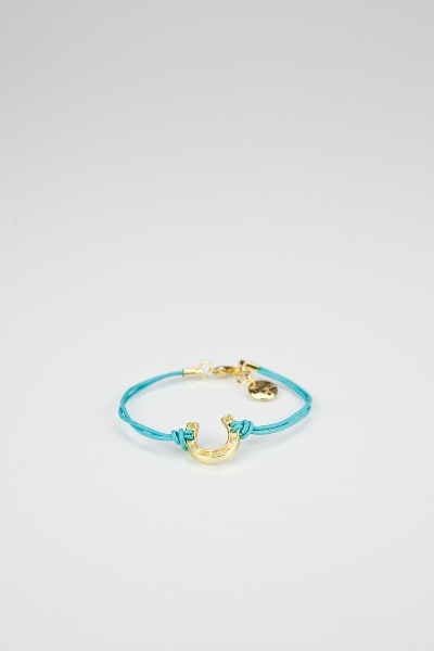 Horseshoe charm bracelet