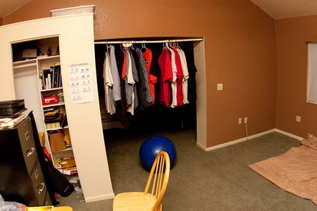 Interior of the secret room