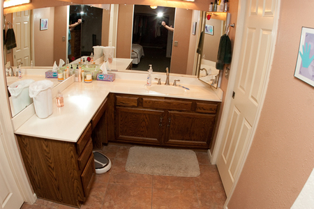 The Norton's bathroom, before