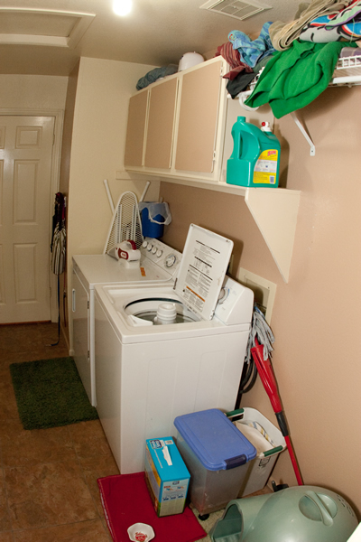 The laundry room