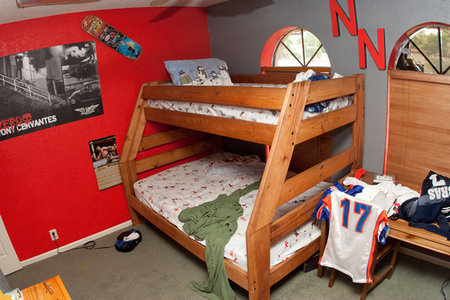 Nate's bed
