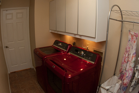 New washer and dryer