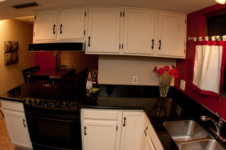 Another shot of the Norton's new kitchen
